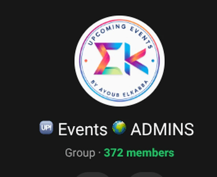 Upcoming Events open WhatsApp group